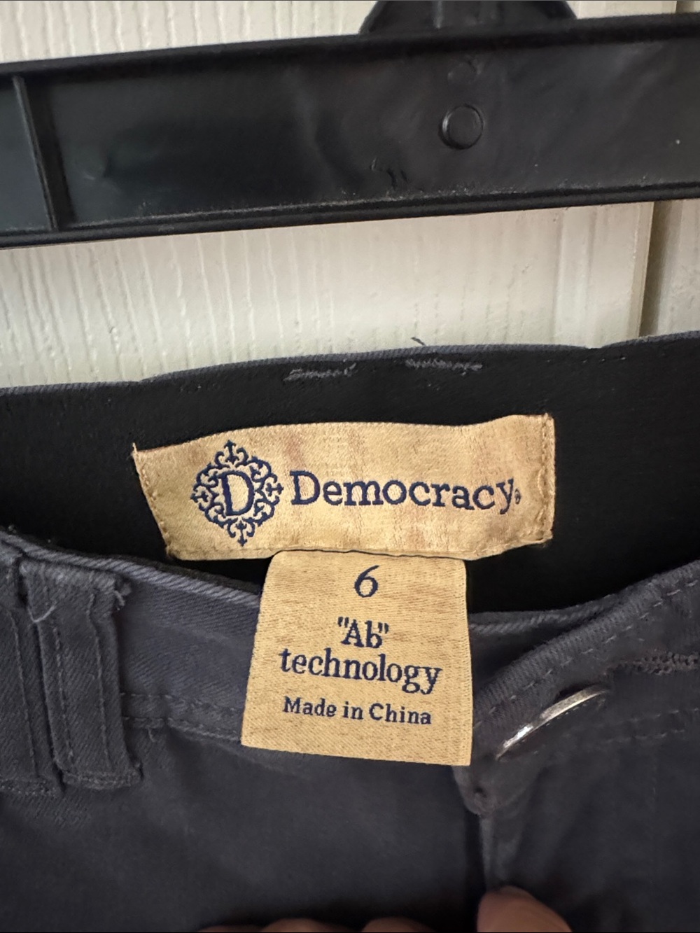 Democracy Dark Navy/grey pants - Picture 2 of 3